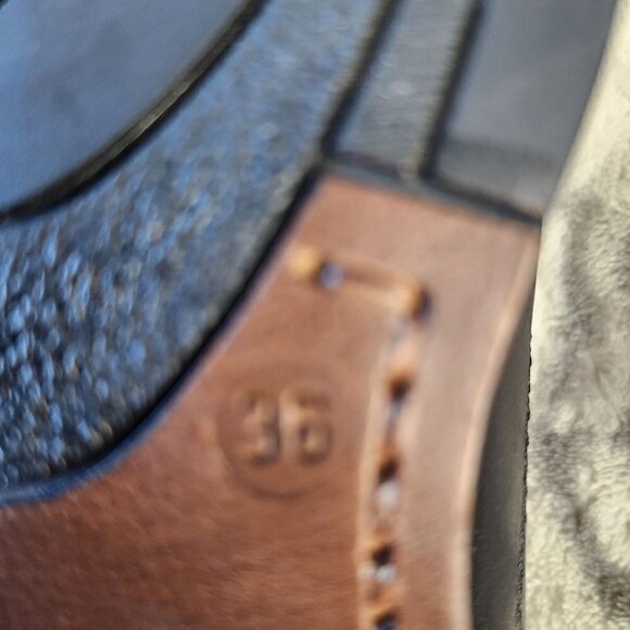 LEFT & RIGHT Leather Adelchi Dress Shoe Black Youth Boy's Size 6 - Picture 8 of 13